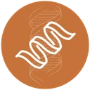 Peptides icon – peptide helix