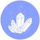 Silanols icon – silicon crystals